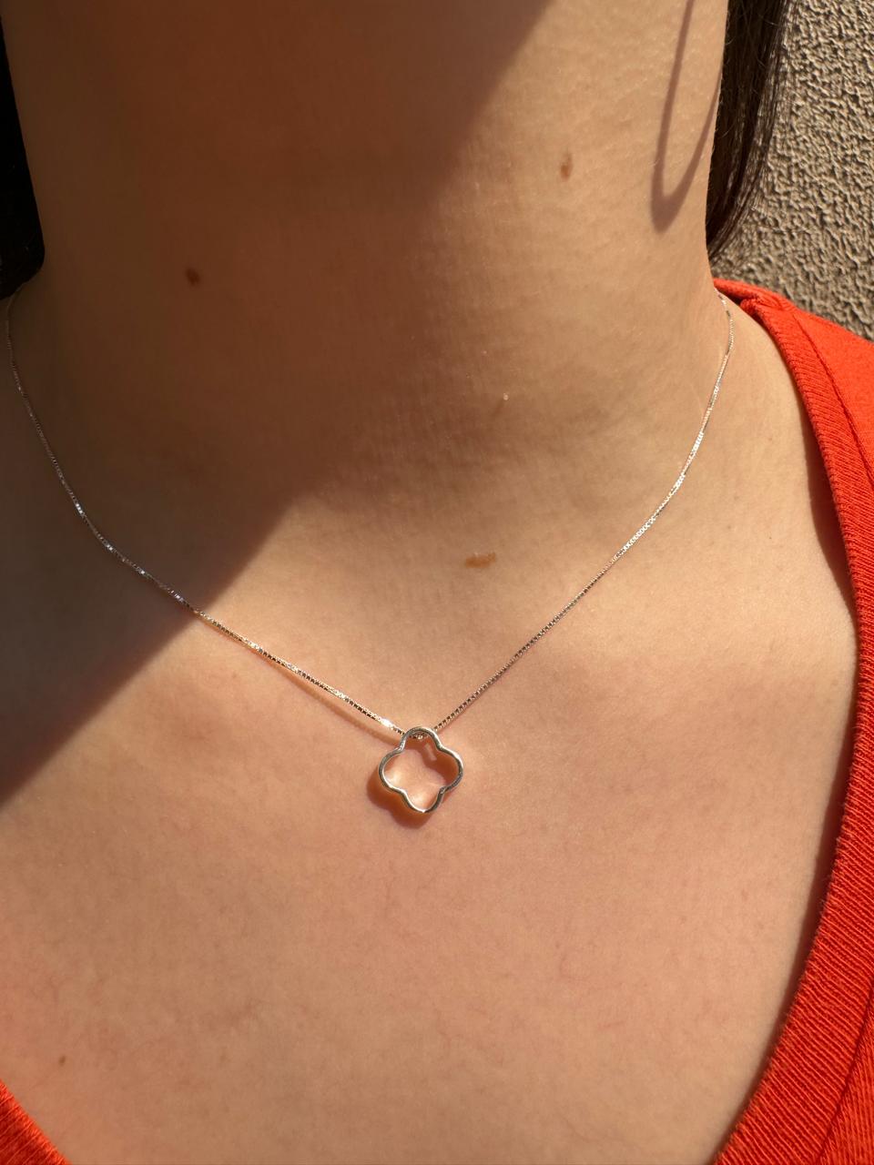 Corrente Inspiração Van Cleef Prata
