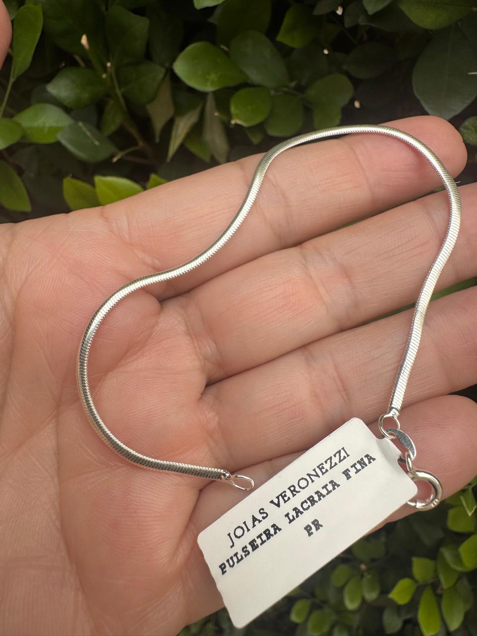 Pulseira Lacraia Fina Prata925