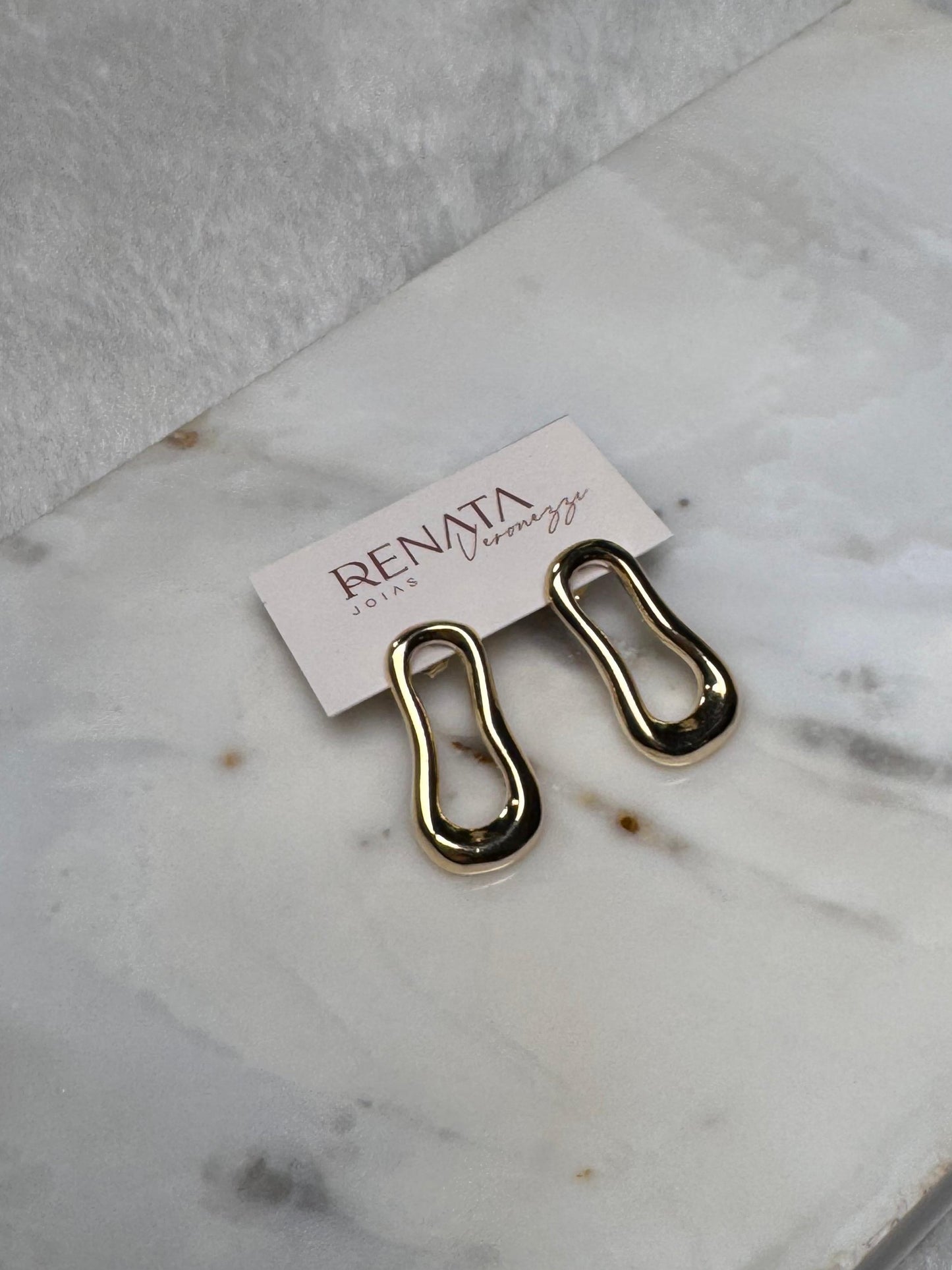 Brinco Orgânico Fixo Semijoia