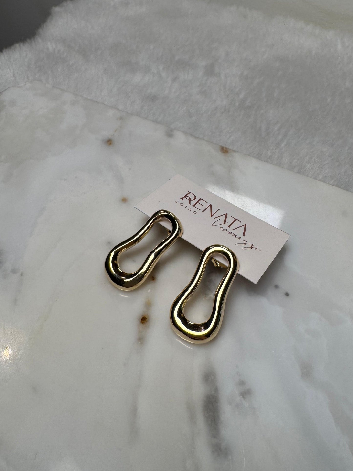 Brinco Orgânico Fixo Semijoia