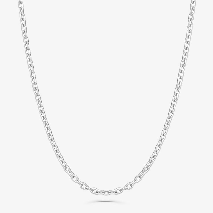 Corrente Cartier Elos Fechados Prata 925
