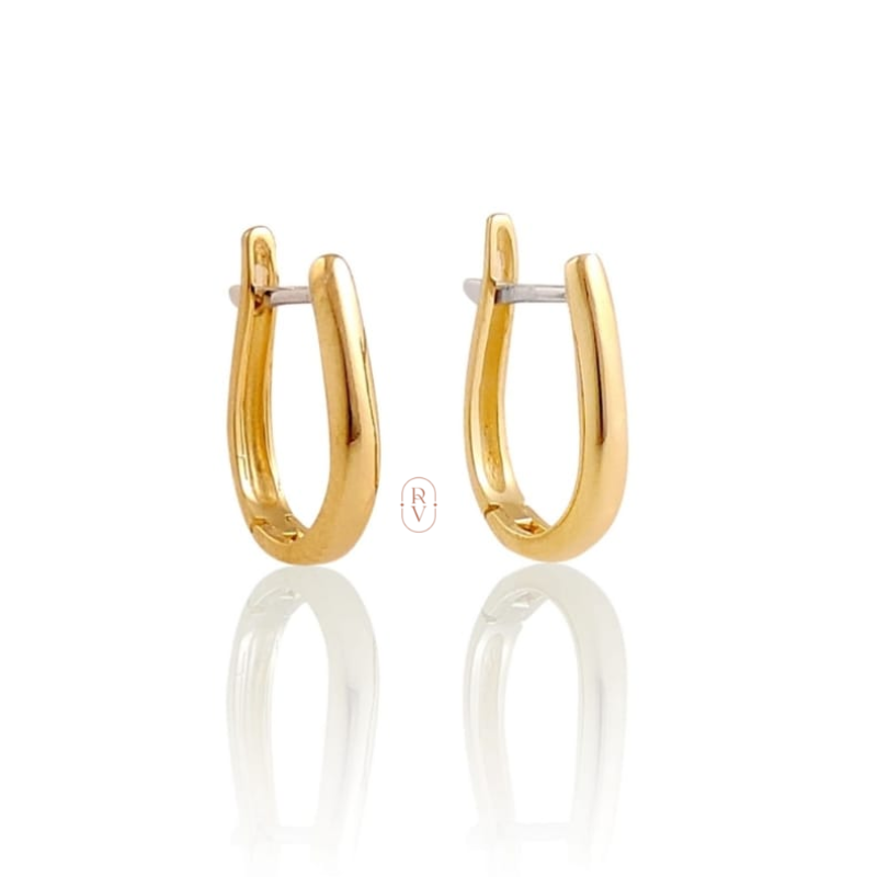 Brinco Argola Taça Ouro 18K