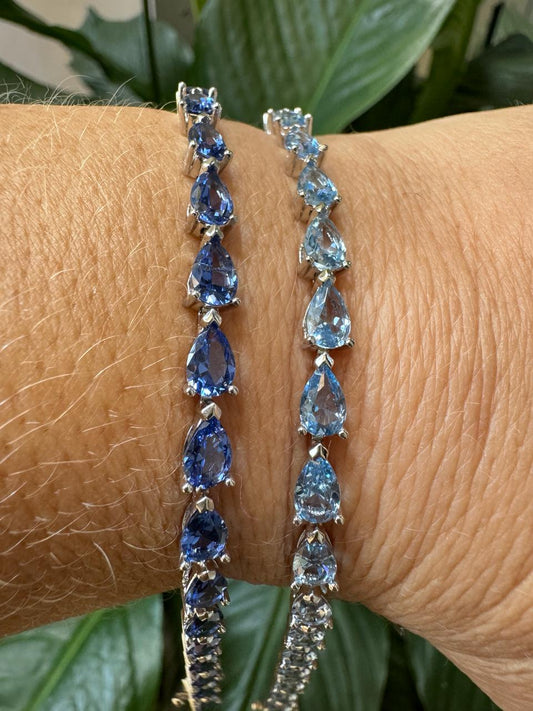 Pulseira Riviera Gota Colors Prata 925