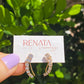 Brinco Earcuff Zirconias Sem Tarraxa Prata 925 Com Banho De Ouro