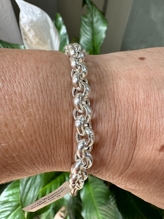 Pulseira Elo Português Prata 925