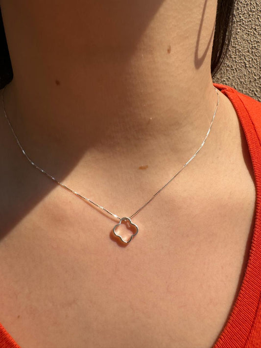Corrente Inspiração Van Cleef Prata