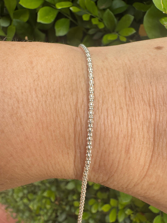 Pulseira Pipoca Prata925