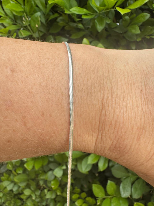Pulseira Lacraia Fina Prata925