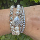 Pulseira Pérola Shell Com Detalhe Estrela De Zirconias