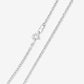Corrente Cartier Elos Fechados Prata 925