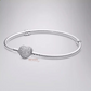 Pulseira Berloques Coração Bordado Zirconias Prata 925
