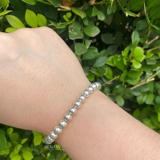 Pulseira Bolas Prata 925