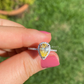 Anel Gota Pedra Yellow Prata 925